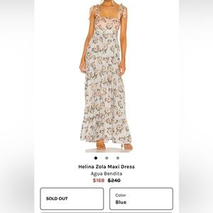 Agua Bendita    Helina Zola Maxi Dress